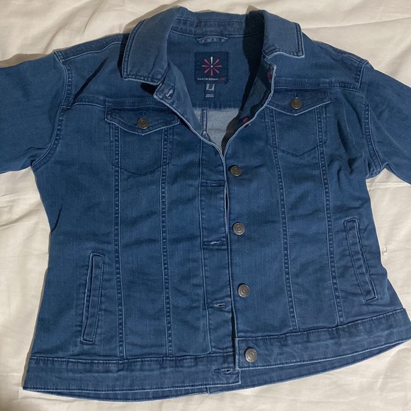 Issac mizrah! Live denim jacket - Picture 3 of 5